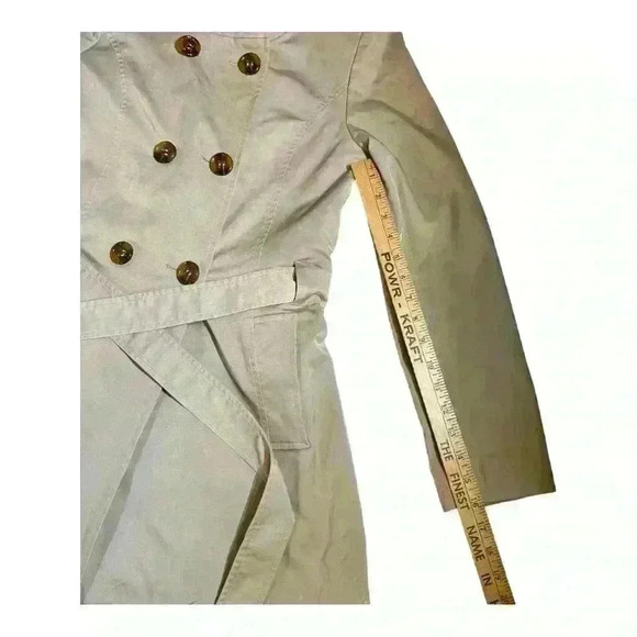 DKNY Donna Karan New York Size S Tan trench BEAUTIFUL coat - Picture 5 of 10